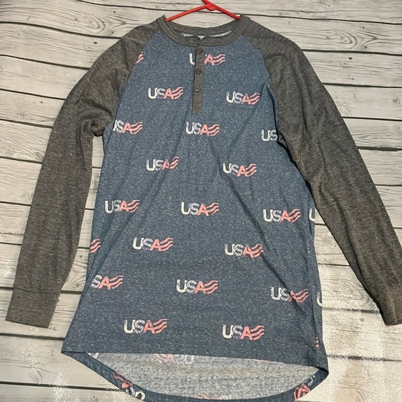 LuLaRoe Tops - Unisex Americana Long Sleeve